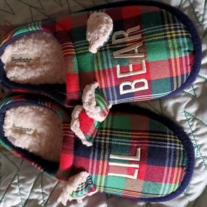 Lil Bear Plaid Dearfoam Slippers